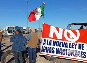 ¡Alarma en el campo! Productores mexicanos bloquean vías y se declaran inconformes ante la Nueva Ley de Aguas: “Amenaza a nuestro patrimonio”