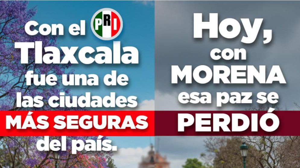 El PRI Tlaxcala critica el aumento de la inseguridad bajo los gobiernos morenistas