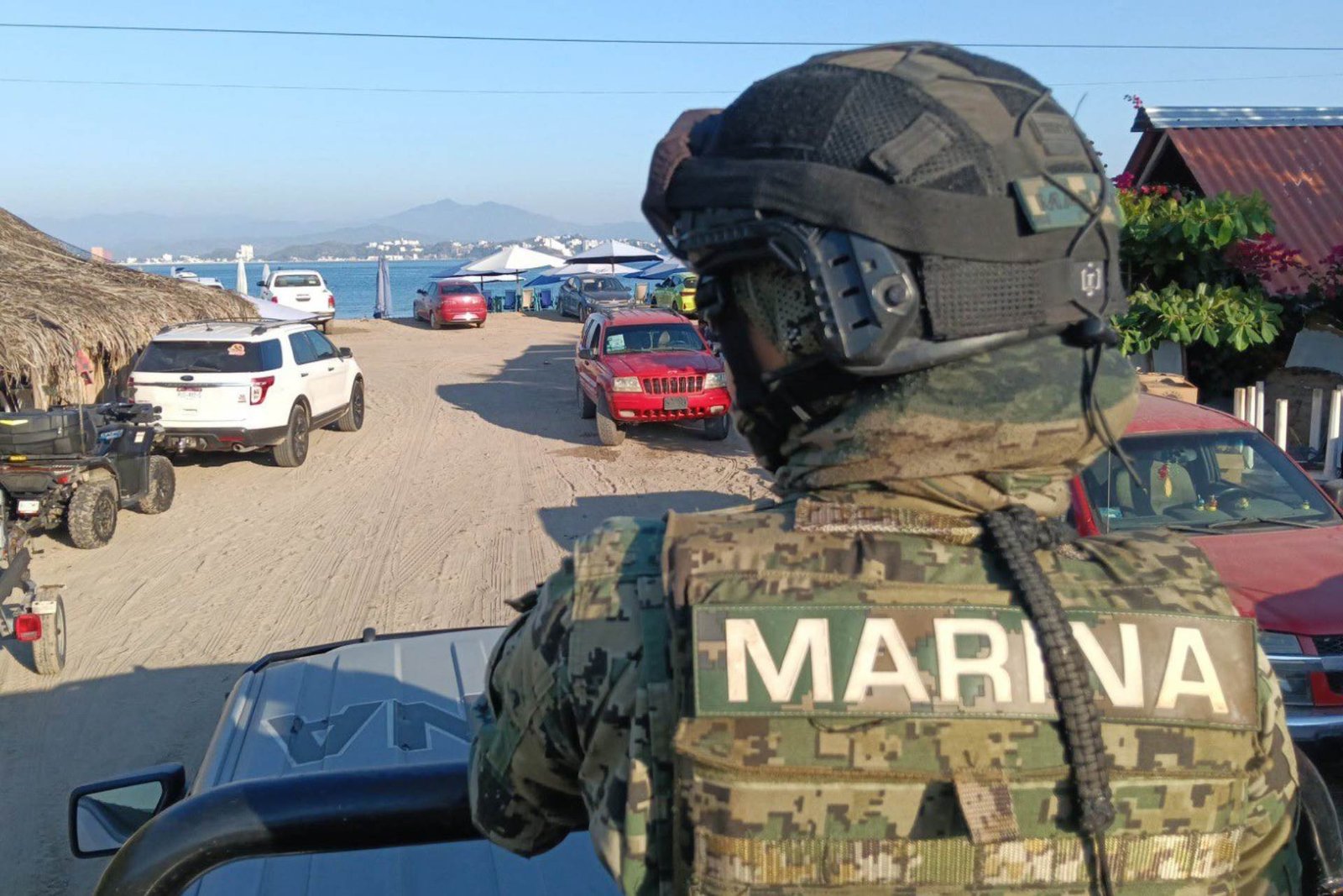 Semar asegura armas y municiones en Badiraguato, Sinaloa