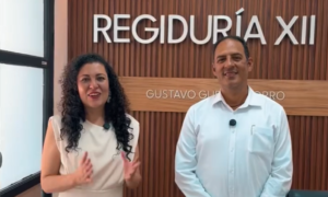 Ana Rosa Valdés reconoce el trabajo y compromiso del regidor priista Gustavo Gudiño Corro en Veracruz