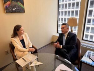 Alejandro Moreno lleva a Washington la defensa de la democracia y las instituciones en México